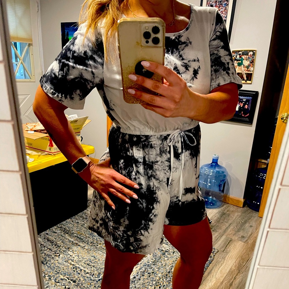 Tie dye romper
